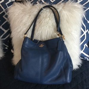 Coach Lexy blue handbag